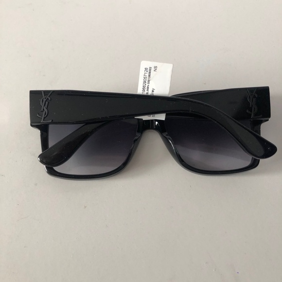 SAINT LAURENT 55MM Oversized Square Sunglasses black - Picture 8 of 16